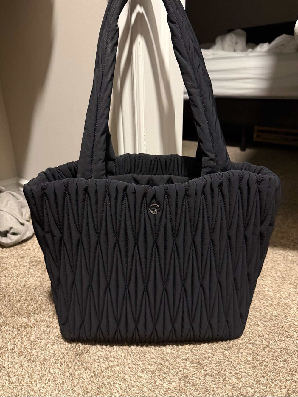 Quilted Black Tote Bag - Lululemon